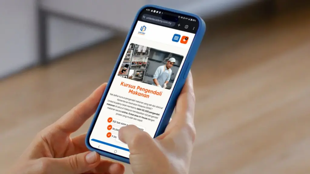 Kursus Pengendali Makanan Online United Academy