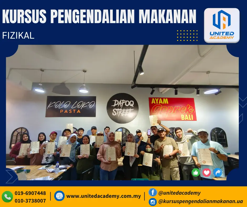 Kursus Pengendali Makanan Fizikal