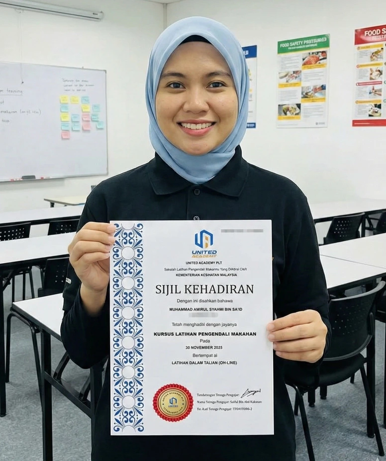 sijil pengendali makanan