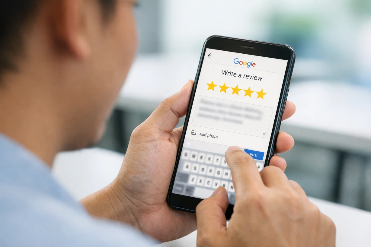 Pengalaman peserta kursus pengendali makanan United Academy berkongsi ulasan Google selepas tamat kursus